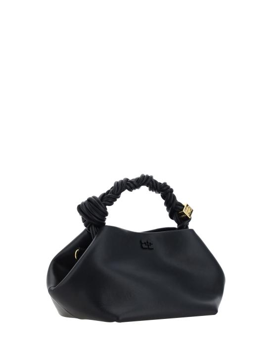 26FW 가니 스몰 레더 보우 토트백 A5241 099 BLACK - GANNI