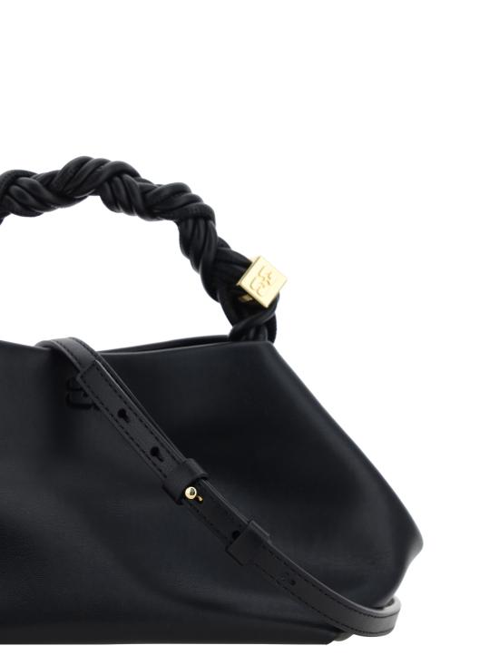 26FW 가니 스몰 레더 보우 토트백 A5241 099 BLACK - GANNI