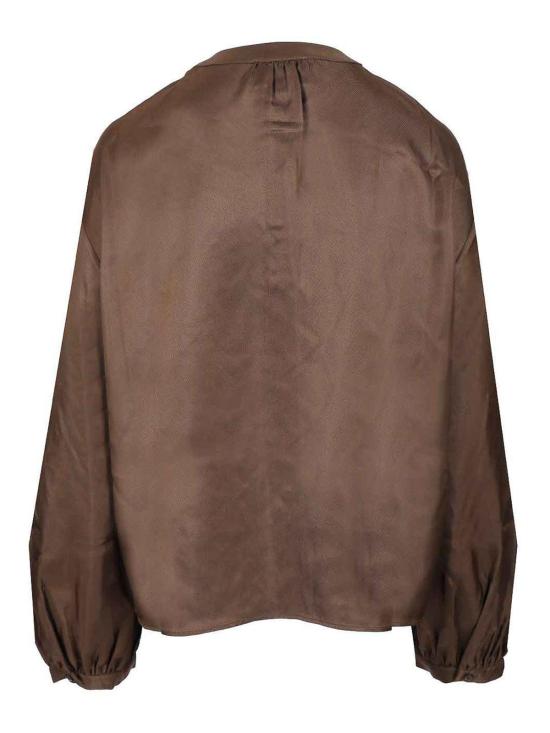 25SS 루루 스튜디오 긴팔 티셔츠 LEADEEPTAUPE Brown - LOULOU STUDIO