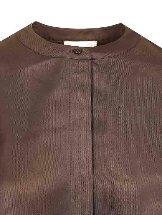 25SS 루루 스튜디오 긴팔 티셔츠 LEADEEPTAUPE Brown - LOULOU STUDIO