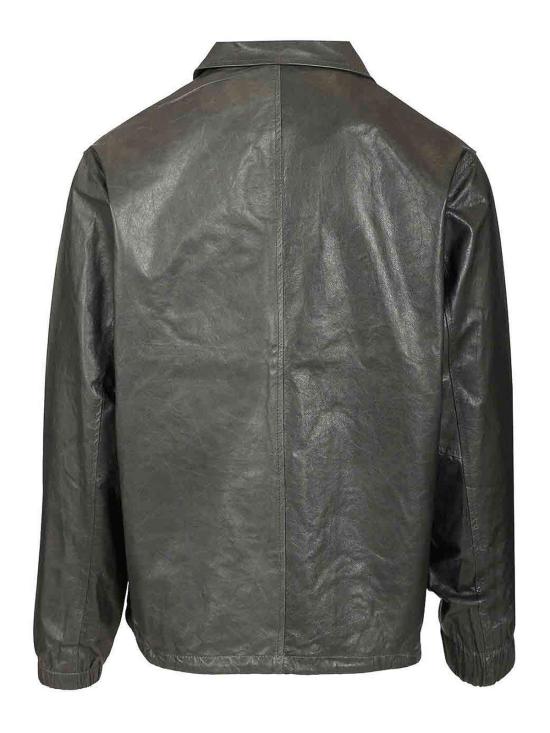 26SS 조르지오 브라토 가죽 자켓 GU25S24003STPYSMOKE Grey - GIORGIO BRATO