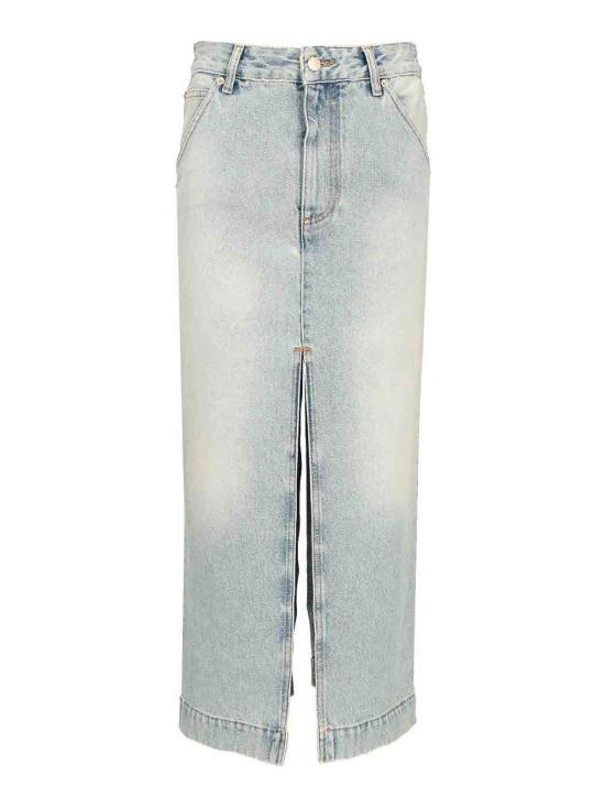 25SS 다크파크 미디 스커트 WSK02DBL01W069W069 Light Blue