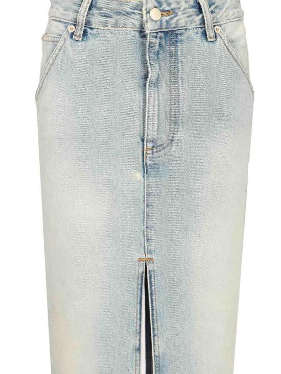 25SS 다크파크 미디 스커트 WSK02DBL01W069W069 Light Blue - DARKPARK