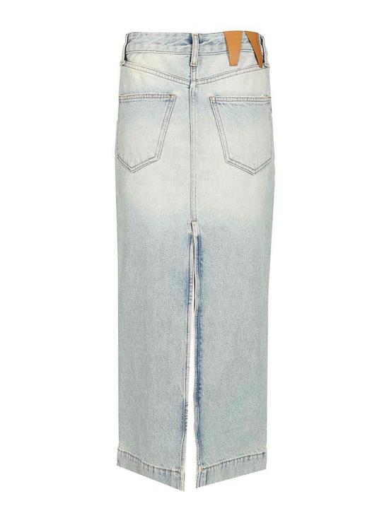 25SS 다크파크 미디 스커트 WSK02DBL01W069W069 Light Blue - DARKPARK