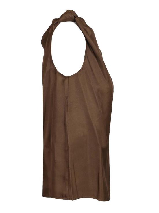 25SS 루루 스튜디오 민소매 티셔츠 REMYDEEPTAUPE Brown - LOULOU STUDIO