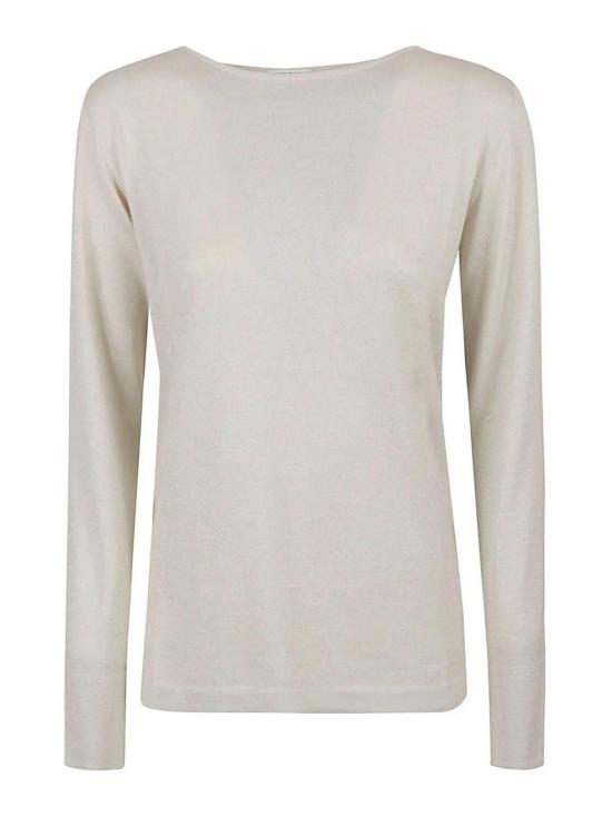 26FW 브루넬로 쿠치넬리 스파클링 캐시미어 실크 스웨터 M41800008C9443 Light Grey