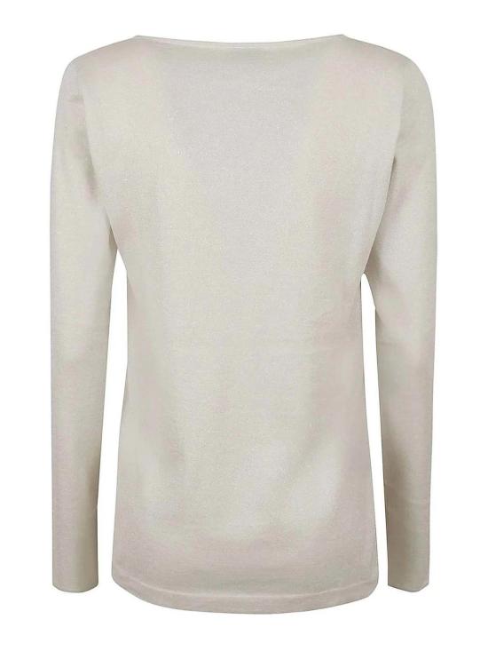 26FW 브루넬로 쿠치넬리 스파클링 캐시미어 실크 스웨터 M41800008C9443 Light Grey - BRUNELLO CUCINELLI