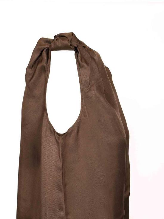  루루 스튜디오 롱 원피스 MOUNDEEPTAUPE Brown - LOULOU STUDIO