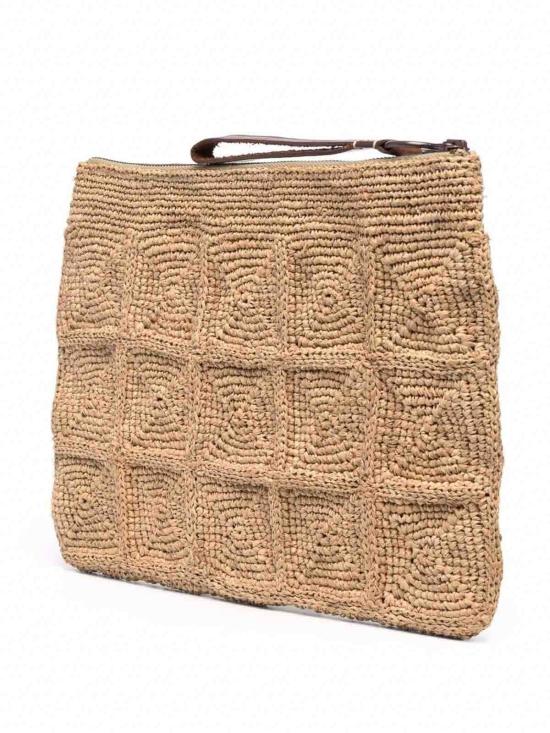  이벨리브 클러치/파우치 TANALATEA Beige - IBELIV