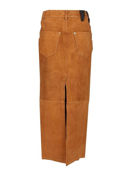 25SS 다크파크 미디 스커트 WSK02LTS020082 Brown - DARKPARK