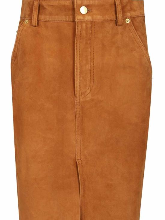 25SS 다크파크 미디 스커트 WSK02LTS020082 Brown - DARKPARK