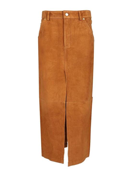 25SS 다크파크 미디 스커트 WSK02LTS020082 Brown