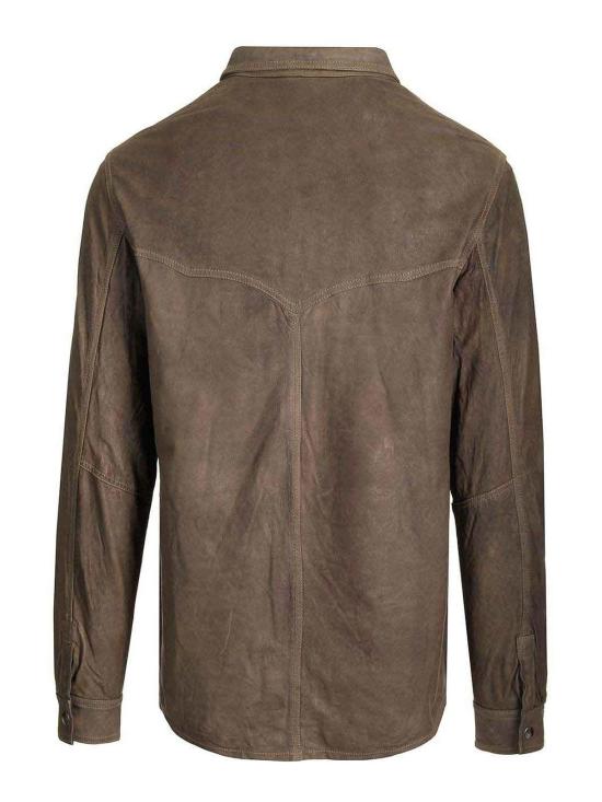 26SS 조르지오 브라토 가죽 자켓 GU25S12099VBRUSHANETO Brown - GIORGIO BRATO