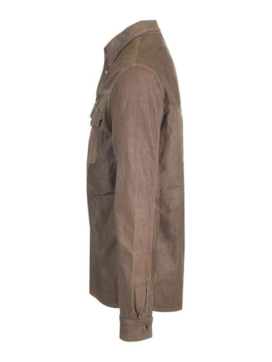 26SS 조르지오 브라토 가죽 자켓 GU25S12099VBRUSHANETO Brown - GIORGIO BRATO