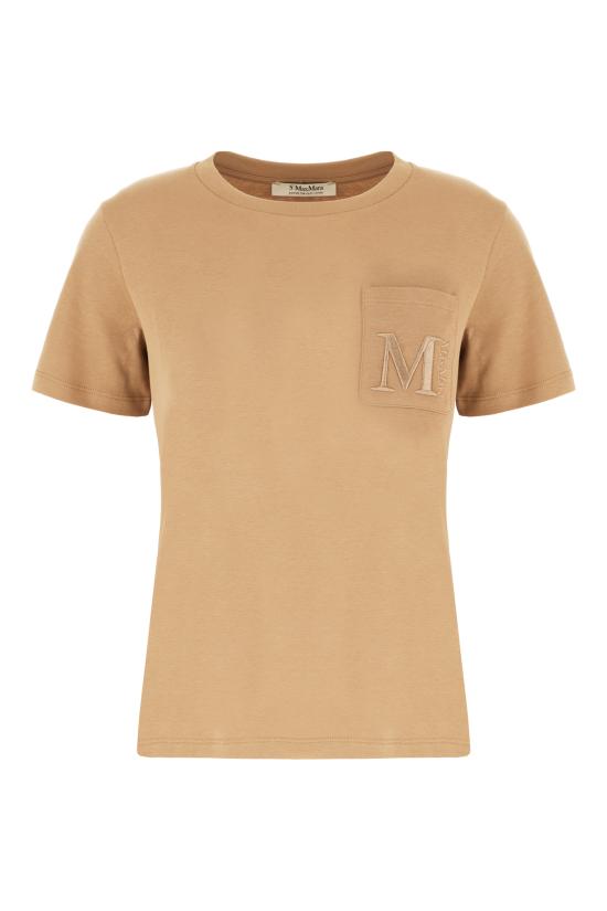 25FW 에스막스마라 반팔 티셔츠 MADERA 006 Cammello