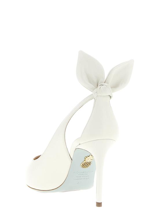 25FW 아쿠아주라 힐/펌프스 DENMIDBRNAPWHITE - AQUAZZURA
