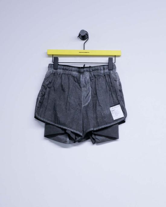  새티스파이 숏팬츠 세티스파이 에이지드 블랙 리피 3인치 트레일 반바지 - SATISFY