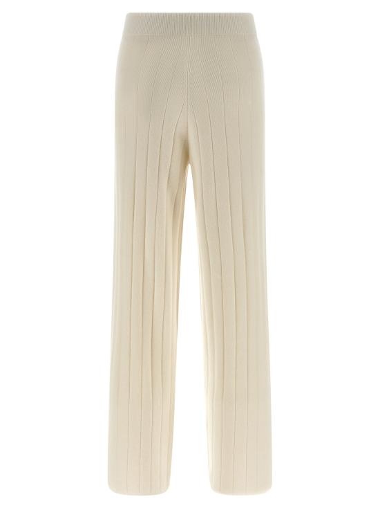 25FW 막스마라 스트레이트 팬츠 2521336029600003 White - MAX MARA