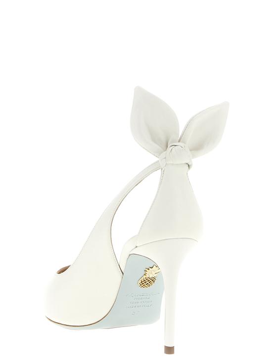 25FW 아쿠아주라 힐/펌프스 DENMIDBRNAPWHITE White - AQUAZZURA