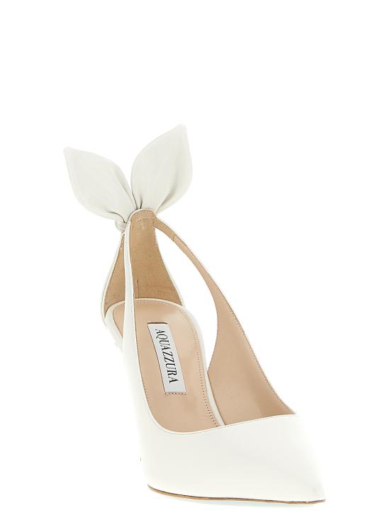 25FW 아쿠아주라 힐/펌프스 DENMIDBRNAPWHITE White - AQUAZZURA