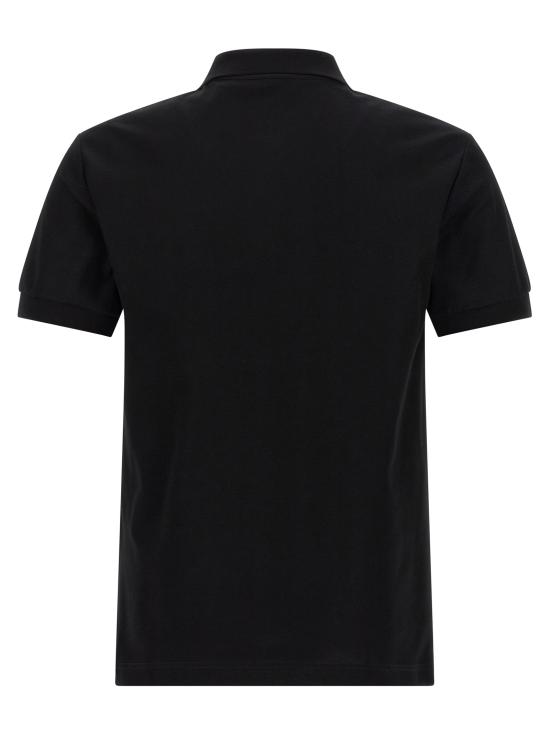 25FW 버버리 메탈 EKD 코튼 폴로 셔츠 8116183BLACK Black - BURBERRY