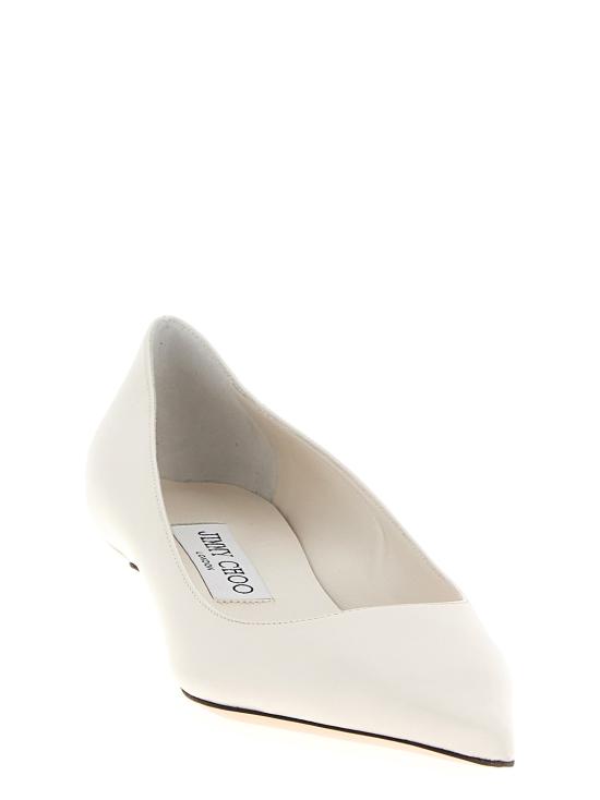 25FW 지미추 아멜리아 펌프스 AMELIACLFLATTE White - JIMMY CHOO