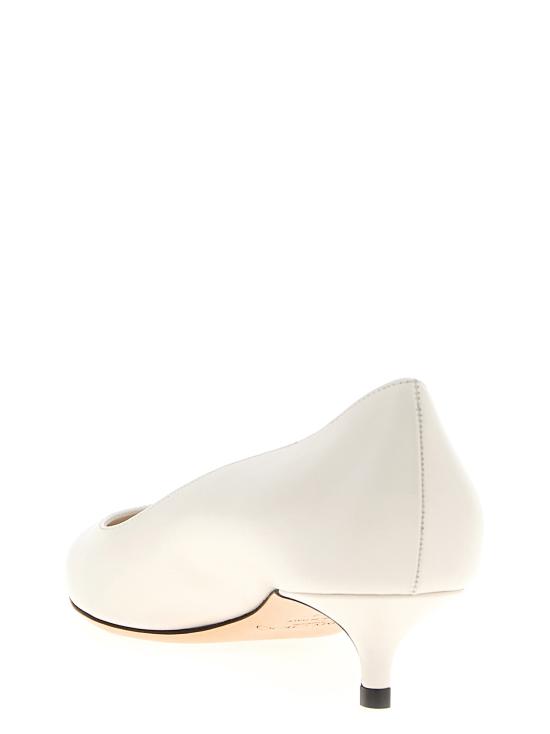 25FW 지미추 아멜리아 펌프스 AMELIACLFLATTE White - JIMMY CHOO