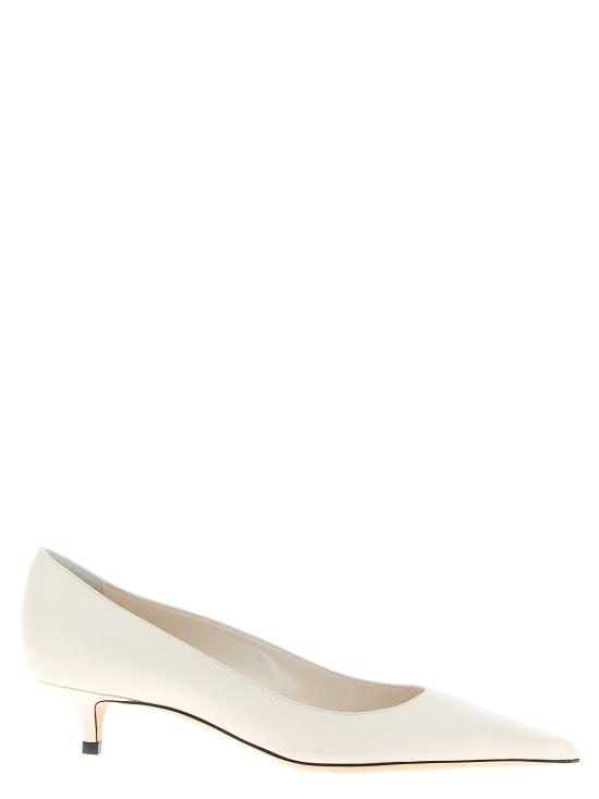 25FW 지미추 아멜리아 펌프스 AMELIACLFLATTE White