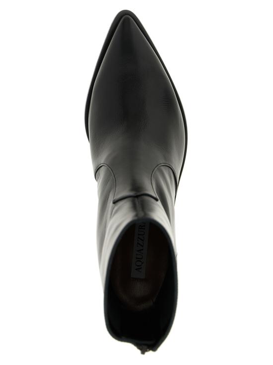 25FW 아쿠아주라 부츠 BNWMIDB0NSIBLACK Black - AQUAZZURA