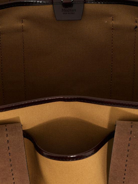  막스마라 토트백 GARDENCABASL003 Brown - MAX MARA