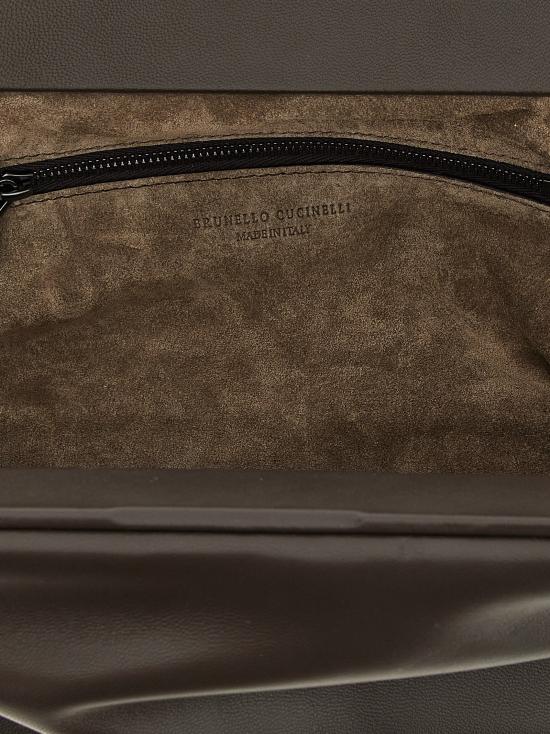 25FW 브루넬로 쿠치넬리 크로스백 MBGED2768C8279 Brown - BRUNELLO CUCINELLI