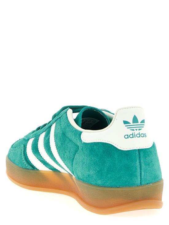 25FW 아디다스 가젤 인도어 JQ8391OWHITEGOLDMT Green - ADIDAS