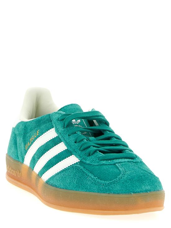 25FW 아디다스 가젤 인도어 JQ8391OWHITEGOLDMT Green - ADIDAS