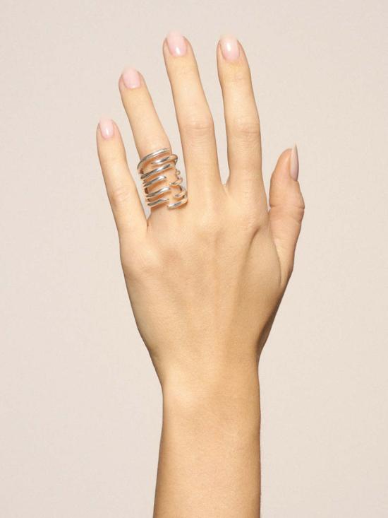  판코네시 반지 Panconesi Ritorto 링 로듐/황동