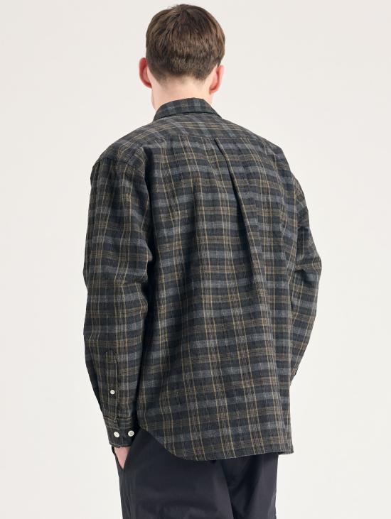 25FW 노스프로젝트 긴팔 셔츠 N40 08381001ole oversized wool check shirt - NORSE PROJECTS