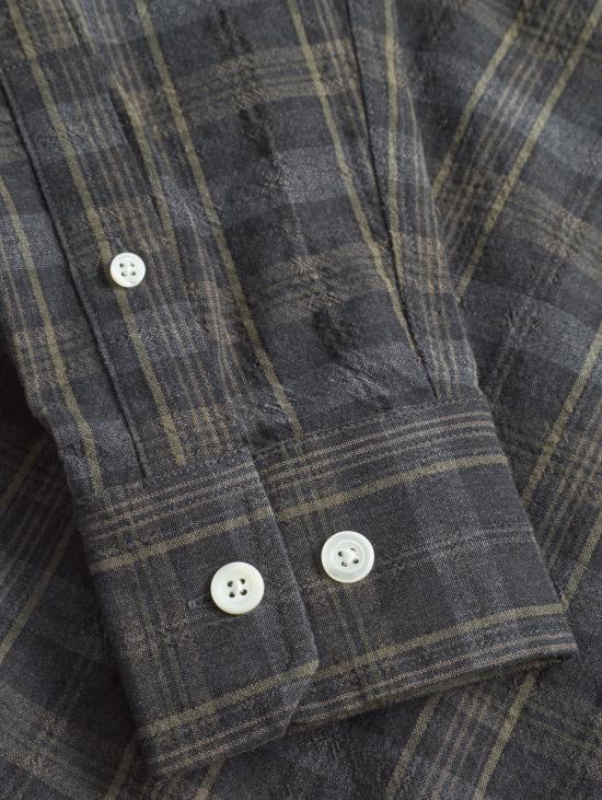 25FW 노스프로젝트 긴팔 셔츠 N40 08381001ole oversized wool check shirt - NORSE PROJECTS