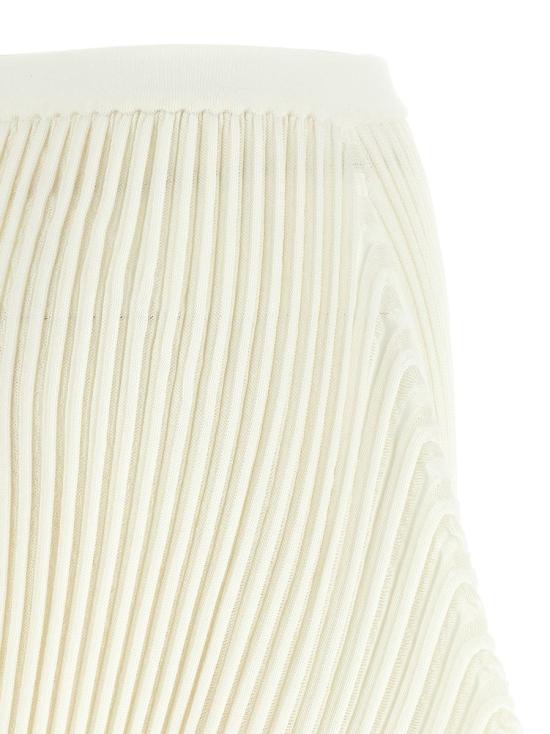 25SS 이세이 미야케 스커트 IM56KG82106 WHITE - ISSEY MIYAKE