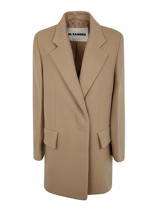  질샌더 코트 J02AA0157J40035226 Beige