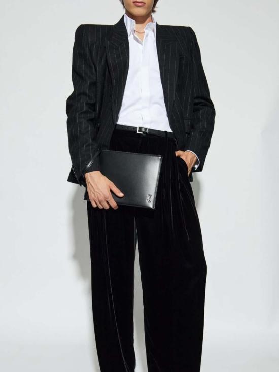  생로랑 긴팔 셔츠 793321Y1H489000 Black - SAINT LAURENT