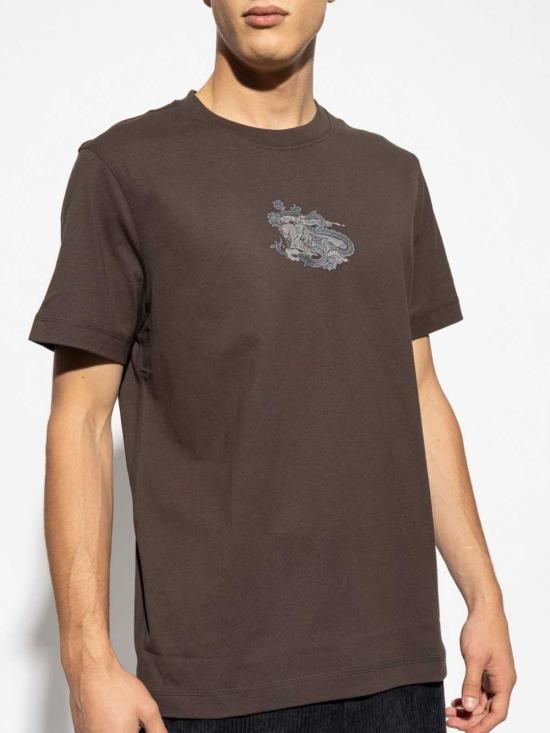  버버리 반팔 티셔츠 8097878 Black - BURBERRY