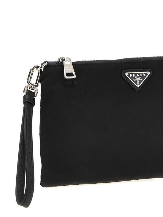 25FW 프라다 클러치/파우치 2NH0042DMHF0002 Black - PRADA