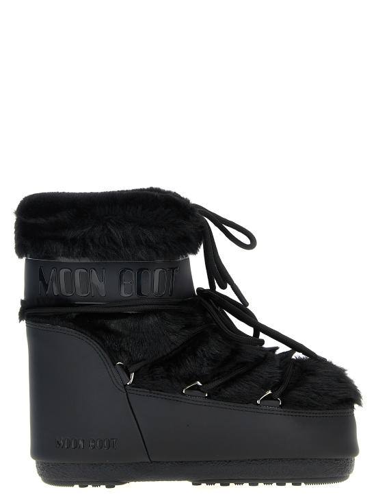 26FW 문부츠 아이콘 나일론 로우 부츠 80D1409390N001 Black