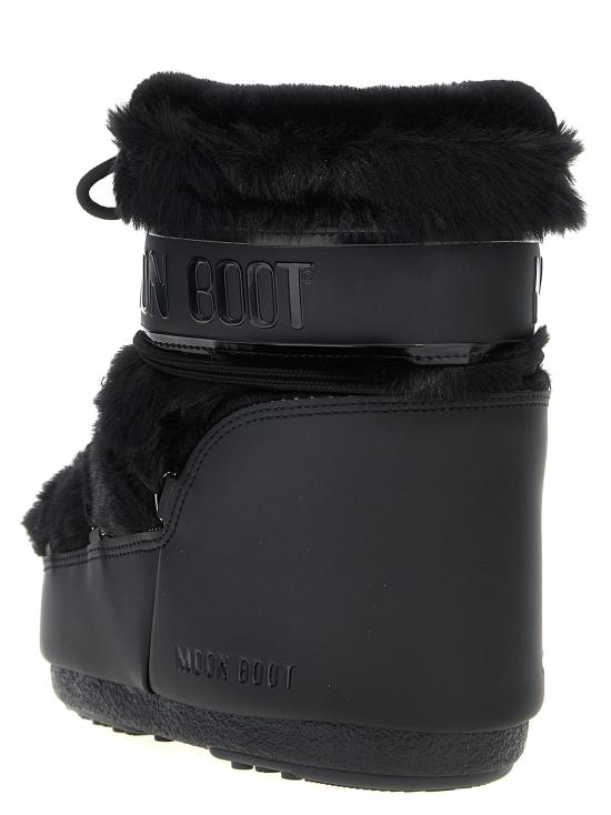 26FW 문부츠 아이콘 나일론 로우 부츠 80D1409390N001 Black - MOON BOOT