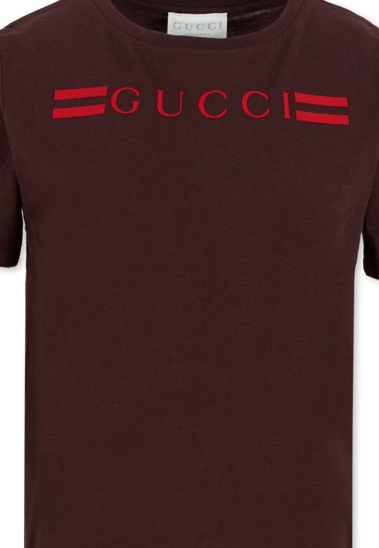 25FW [키즈] 구찌 티셔츠 547559 XJHBQ 5032 BROWN - GUCCI