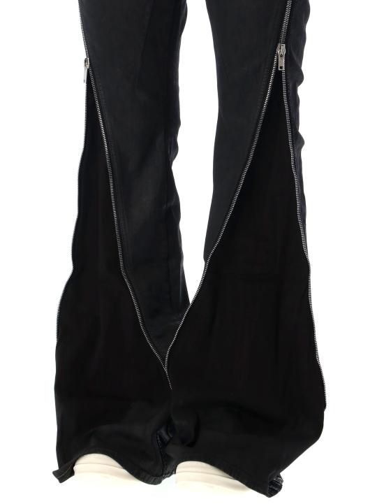25FW 릭 오웬스 스트레이트 팬츠 DS02E7301SBW 99X BLACK - RICK OWENS