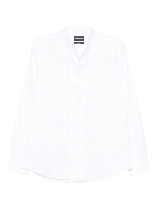 25FW 엠포리오 아르마니 긴팔 셔츠 EM000193TE16908F0009 WHITE