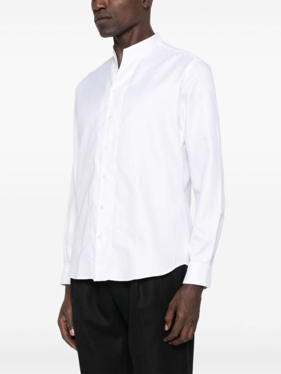 25FW 엠포리오 아르마니 긴팔 셔츠 EM000193TE16908F0009 WHITE - EMPORIO ARMANI