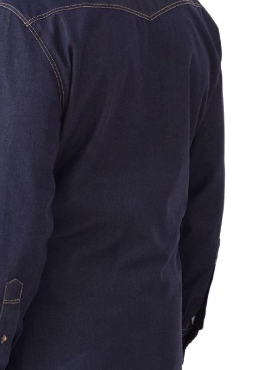 25FW 브루넬로 쿠치넬리 논 페이드 데님 웨스턴 셔츠 MY6524008 CJZ29 - BRUNELLO CUCINELLI