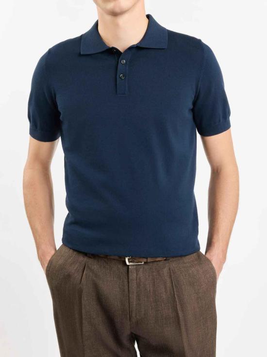 25SS 페이 폴로 티셔츠 NMMC150172TOHPU811 Blue - FAY