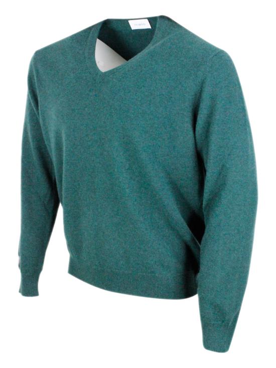 25FW 말로 스웨터 UXB111F1K02 E2598 Verde pino - MALO